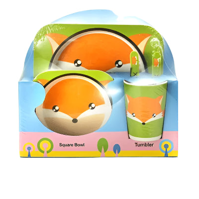Children’s Bamboo Kitchen Utensils Dish Sets for Toddlers