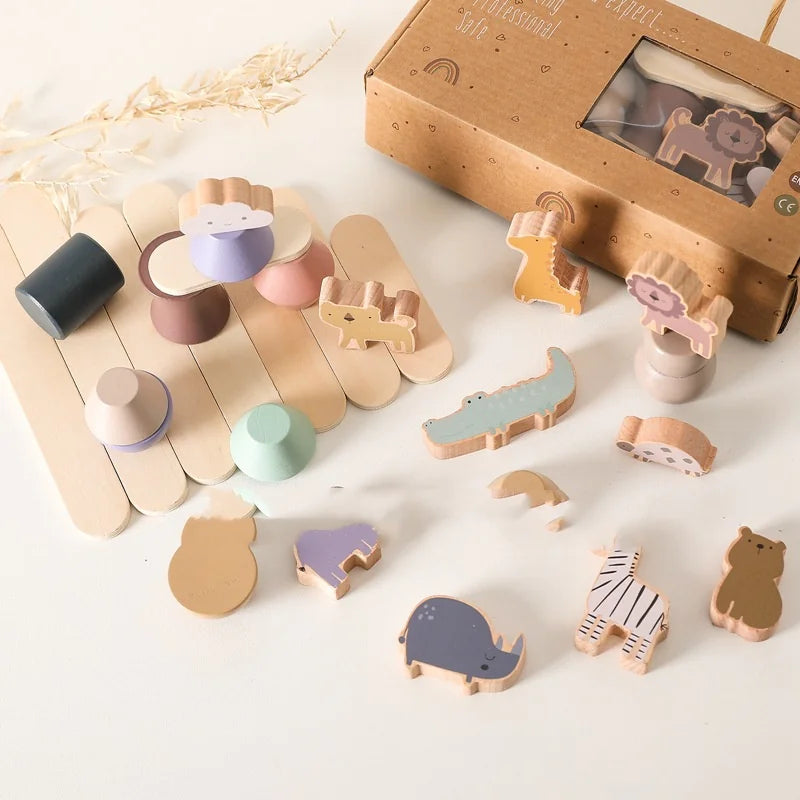 Animal Toys Balancing & Stacking Sets