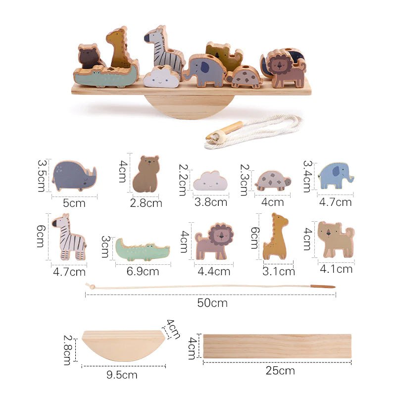 Animal Toys Balancing & Stacking Sets
