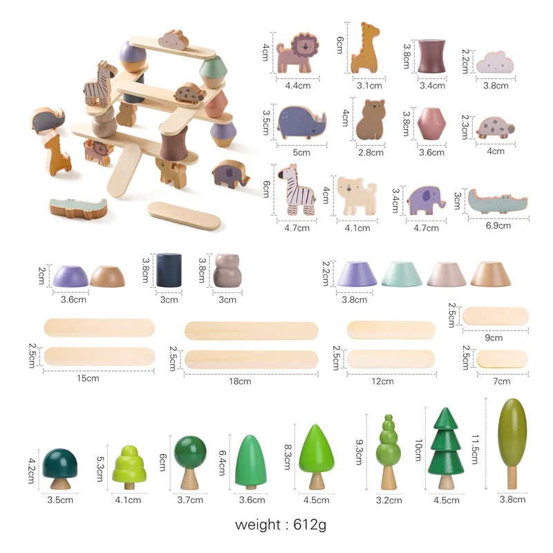 Animal Toys Balancing & Stacking Sets