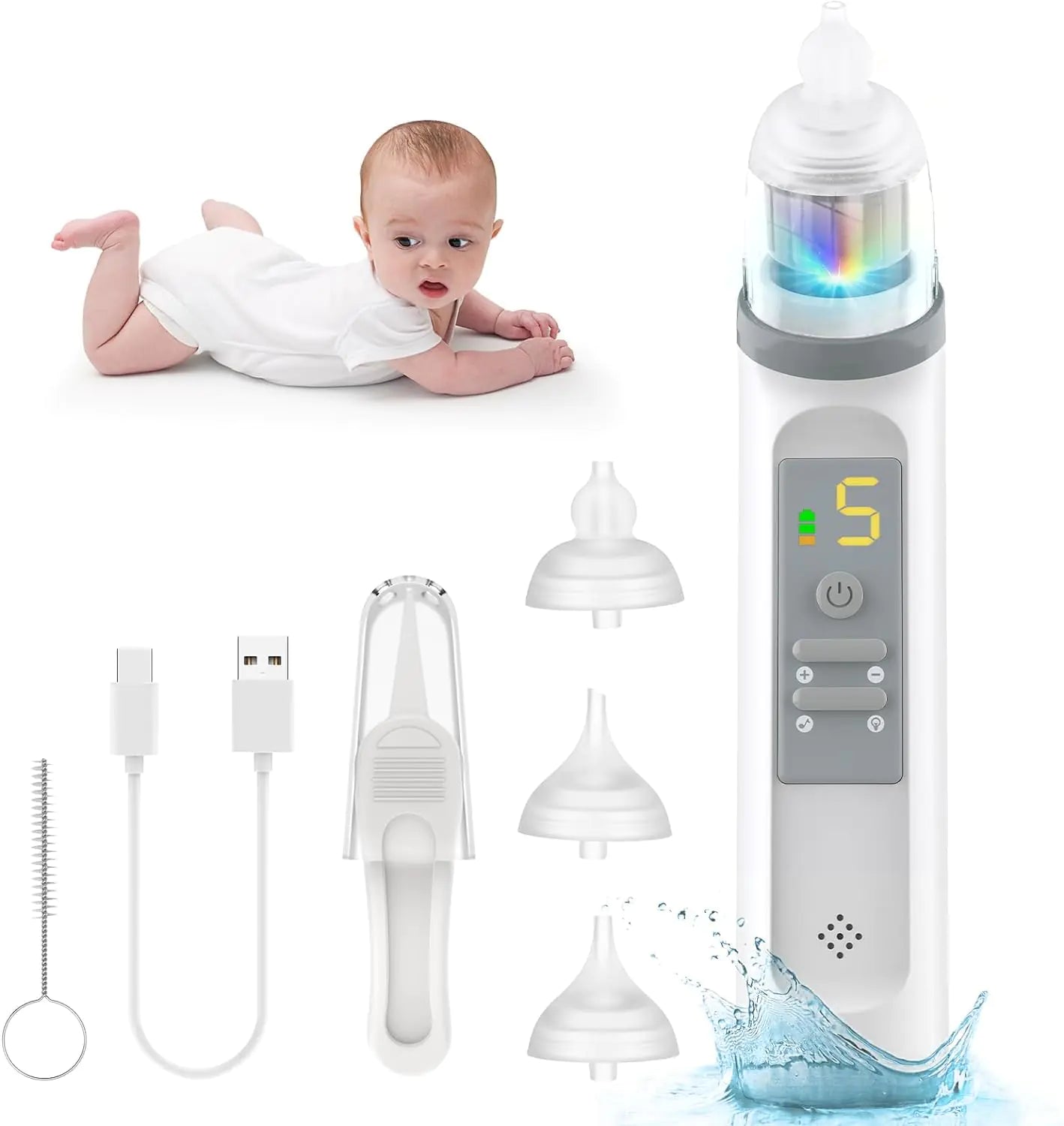 Electric Nasal Aspirator – Gentle, Effective & Soothing Relief