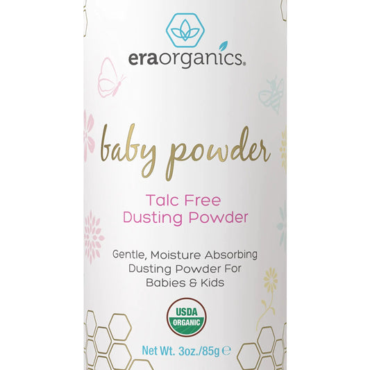 USDA Organic Baby Powder. A cornstarch baby powder base for sensitive skin