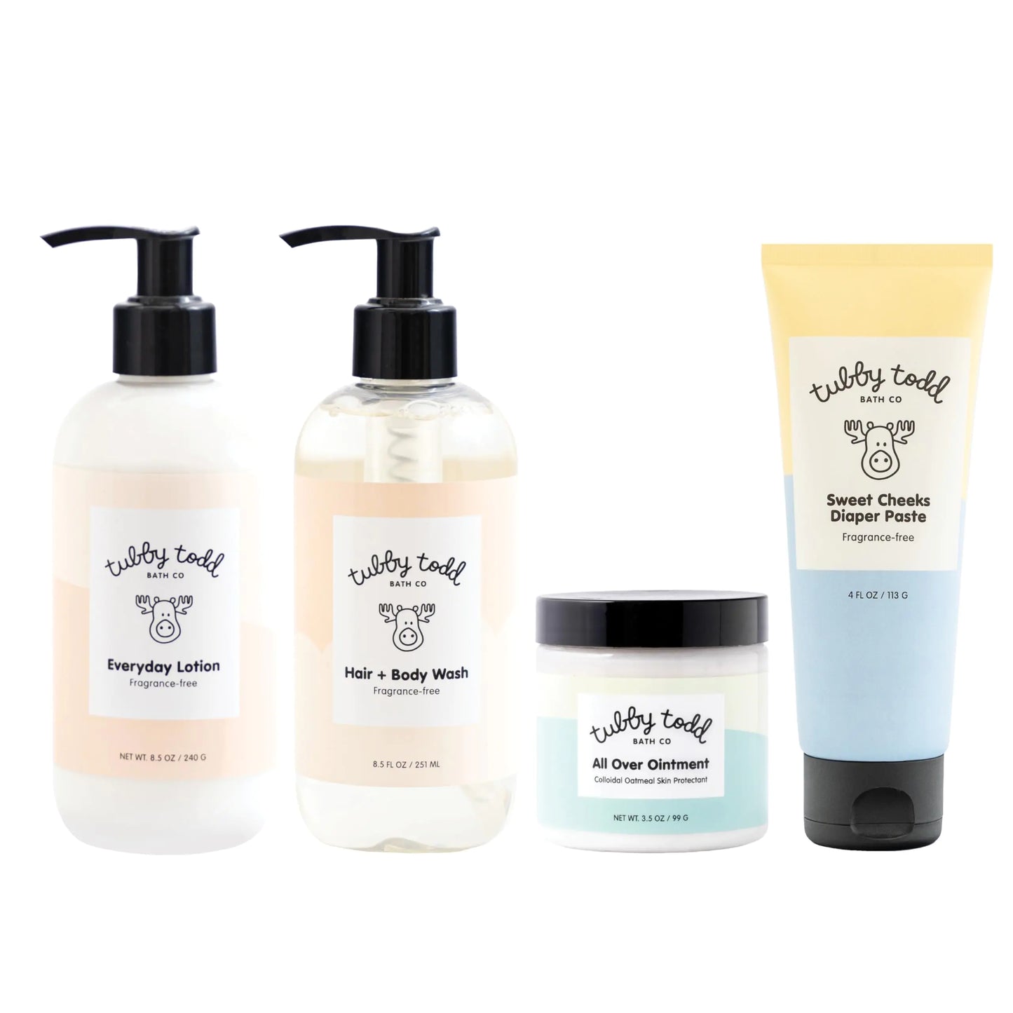 TUBBY TODD Organic Baby Bath & Skincare Kit – Gentle, Nourishing & Perfect for Sensitive Skin