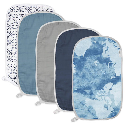 Organic Baby Products: HonestBaby Organic Cotton Burp Cloths – Ultra Soft, Absorbent &amp; Eco Friendly