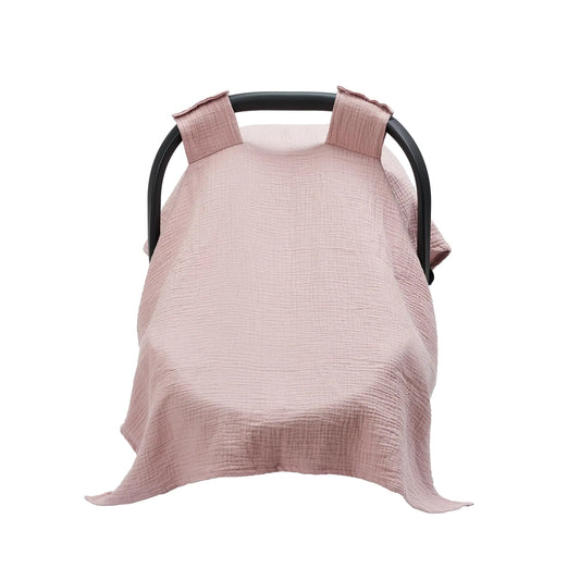 Organic Baby Products: Meracorallo Organic Muslin Baby Car Seat Cover