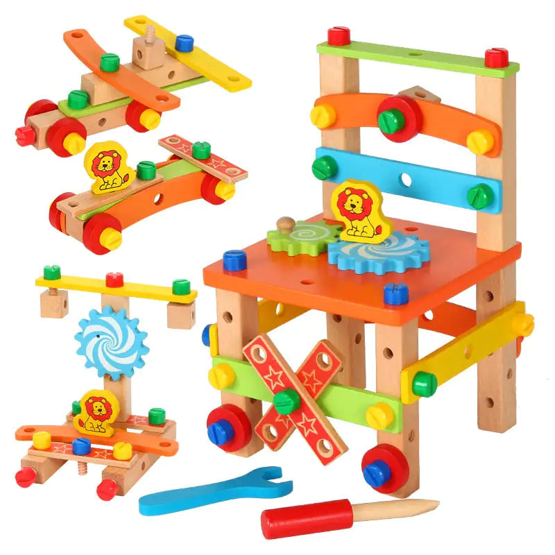 BricoKid" Montessori Build-A-Chair Set