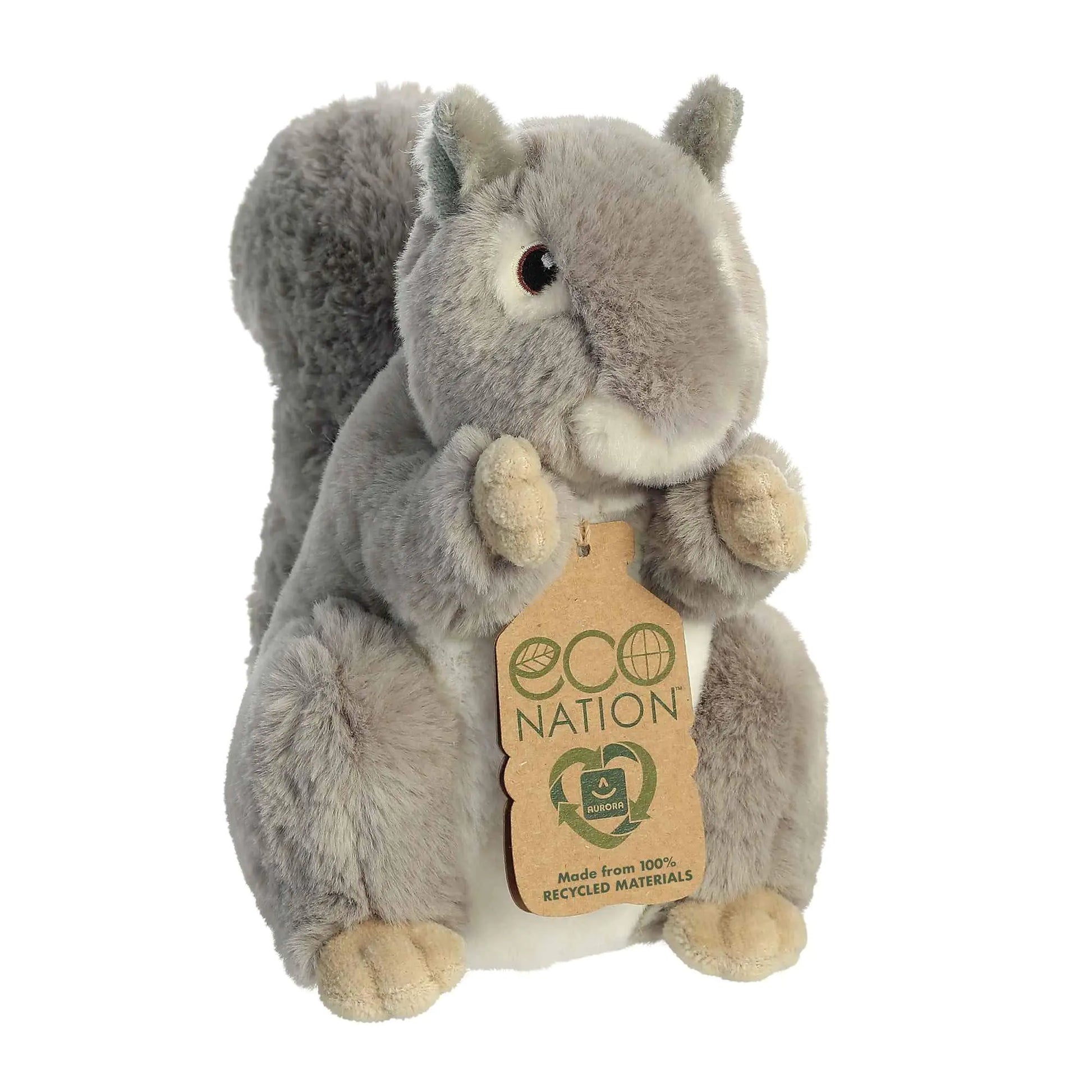 Aurora® Eco Nation™ Squirrel – Eco-Friendly, Ultra-Soft & Made from 100% Recycled Materials