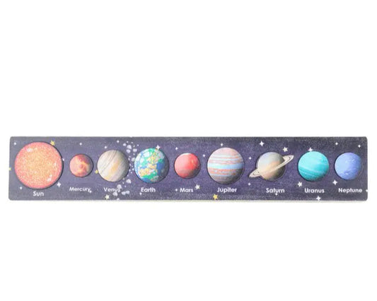 Wooden Montessori Toys Solar System Puzzle for Kids