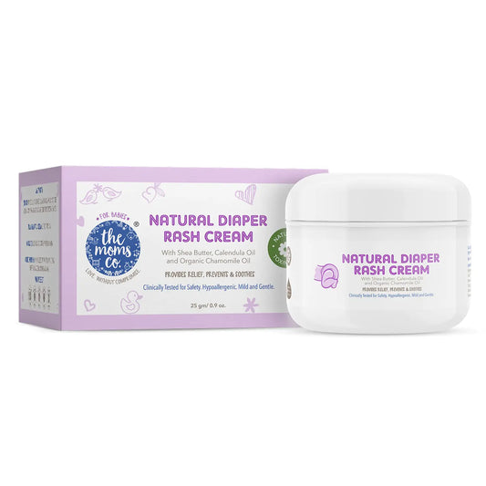 Natural Diaper Rash Cream made with shea butter, chamomile oil, and organic calendula oil.