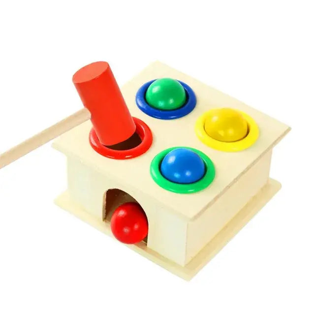 Eco-Friendly Wooden Hammer Toy – Montessori-Inspired Learning & Play