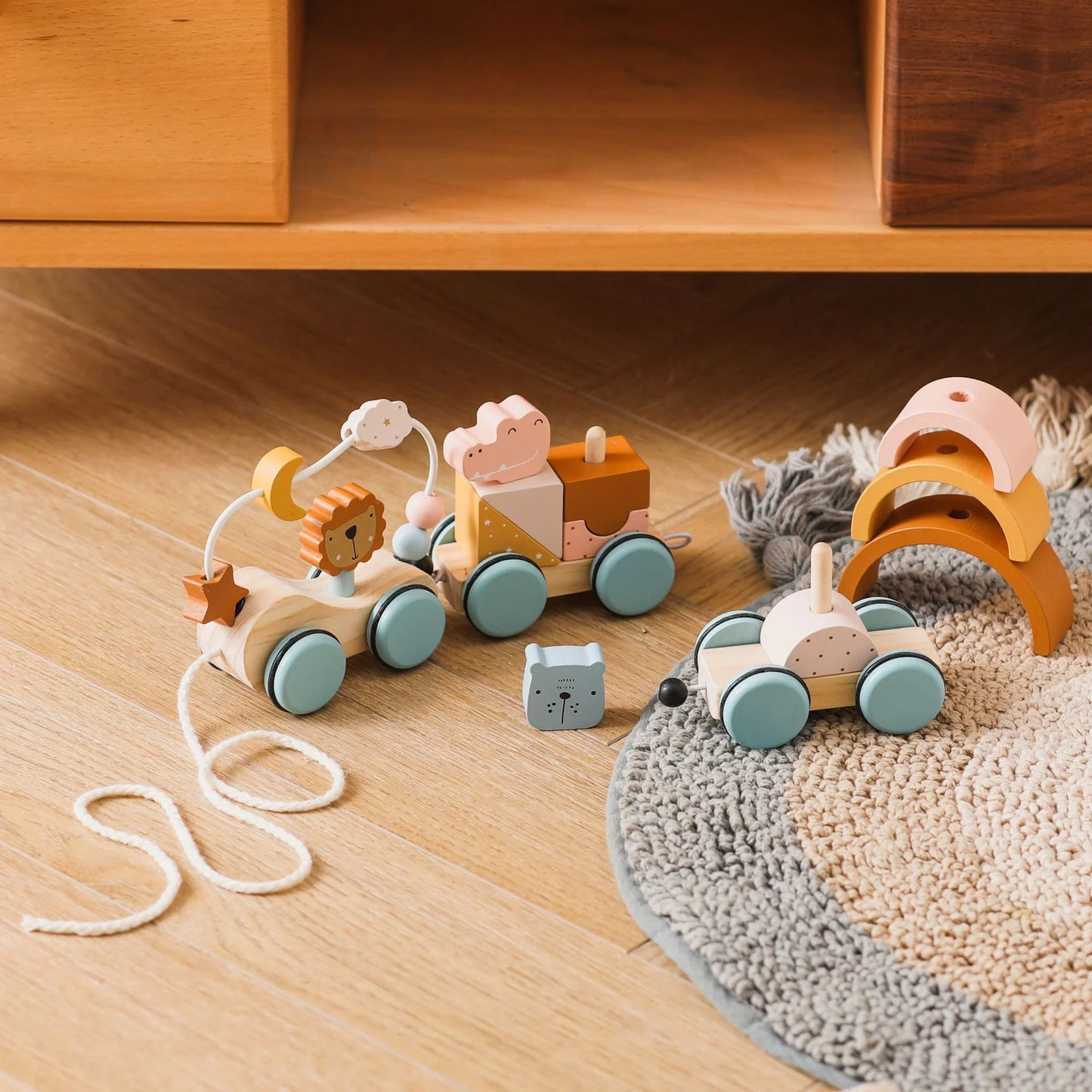 Wooden Beaded Puzzle Toy – A Must-Have for Early Learning & Development!