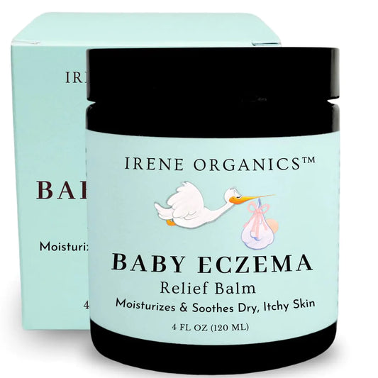 Irene Organics Baby Eczema Relief Balm – Natural Healing for Sensitive Skin