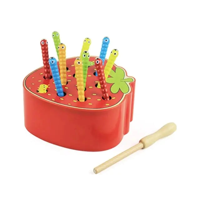 Montessori Wooden Carrot Sorting Toy – Eco-Friendly Learning Through Play